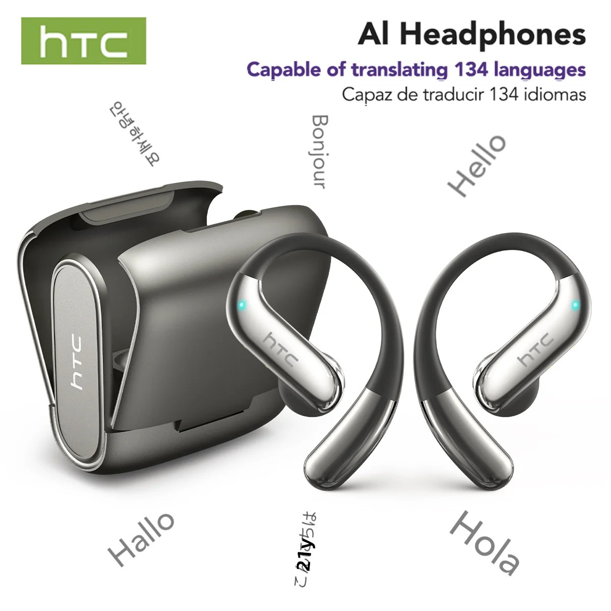 Wired Earphone Lightning - HTC NE23 Earphone Bluetooth V6.0 OWS