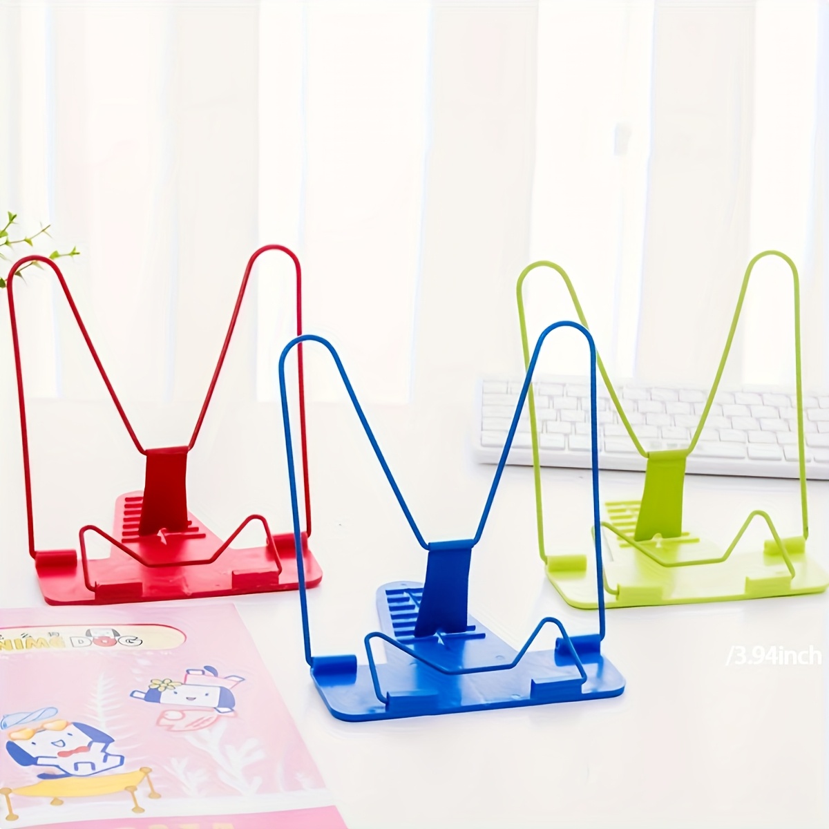 Tablet Stand Accessories - Penyangga Buku Desktop Lipat, Penyangga Baca