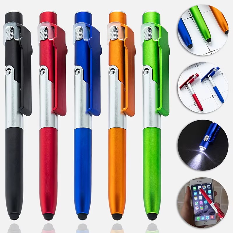 Essential Tablet Accessories - Pena Mainan Multi-Fungsi Empat Dalam Satu