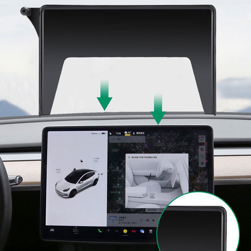 Tesla Tablet Accessories - Dudukan Layar Ponsel Untuk Tesla Model3/Y