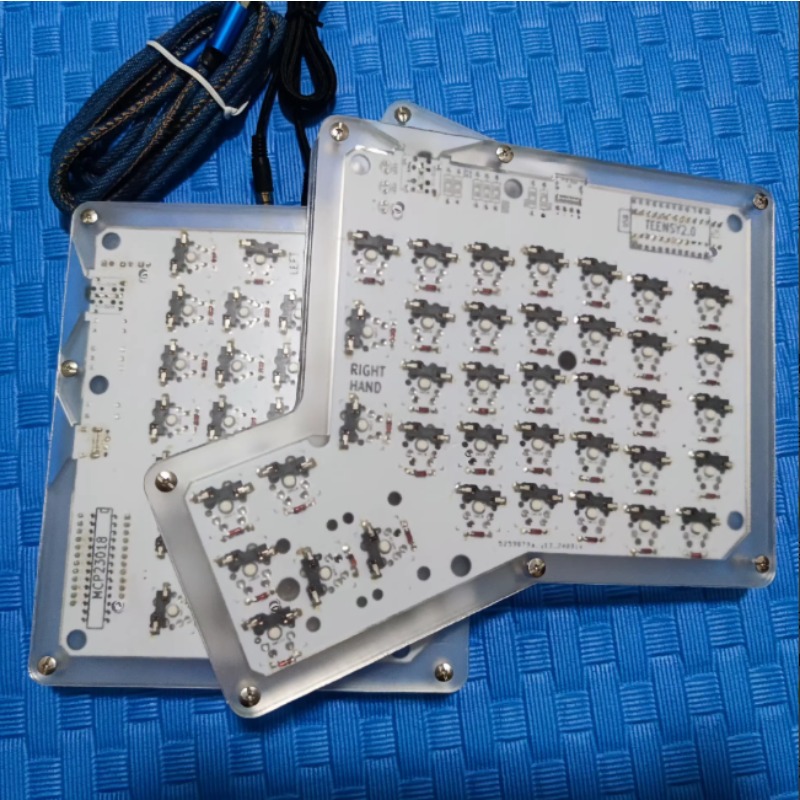 Tablet Accessories 3D Print - Kit Keyboard Ergodox Split Berkabel Hot