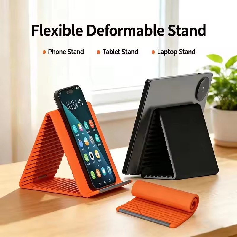 Tablet Stand Accessories - Penyangga Ponsel Portabel Silikon, Dudukan Tablet