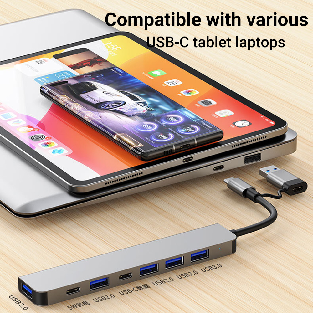Tablet Accessories For Reading - Hub Stasiun Dok USB-C & USB