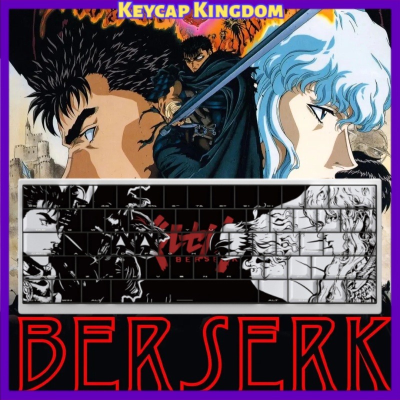 Tablet Accessories Gifts - Tema BERSERK Anime Keycap 98 Kunci