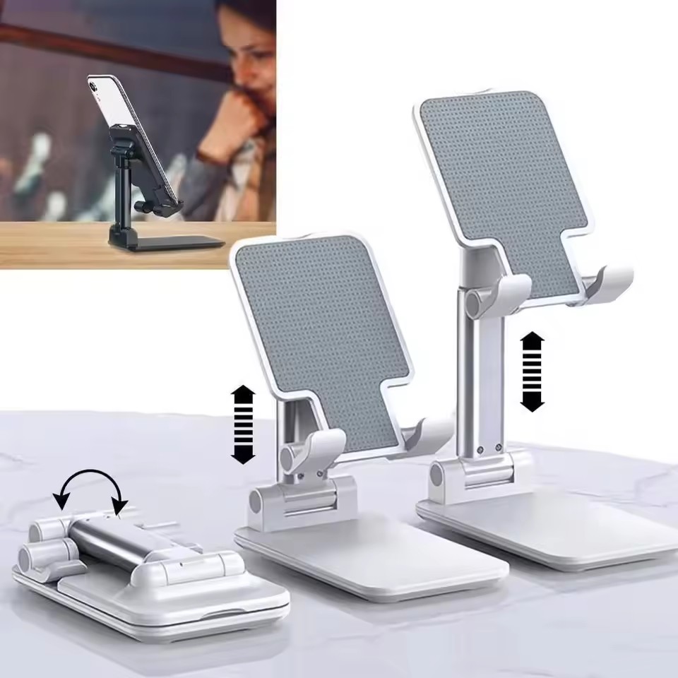 Tablet Stand Accessories - Penyangga Tablet Desktop Berkualitas Tinggi, Lipat,