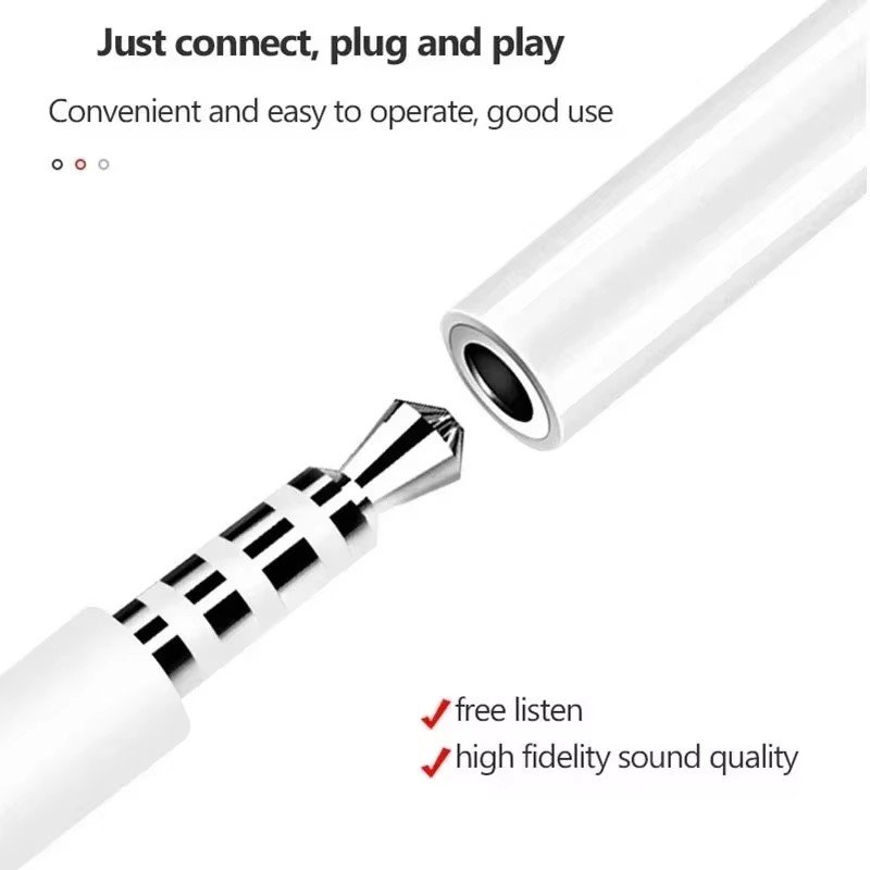 Adaptor Headphone Lighting ke  - Wired Earphone Lightning ulasan dan harga