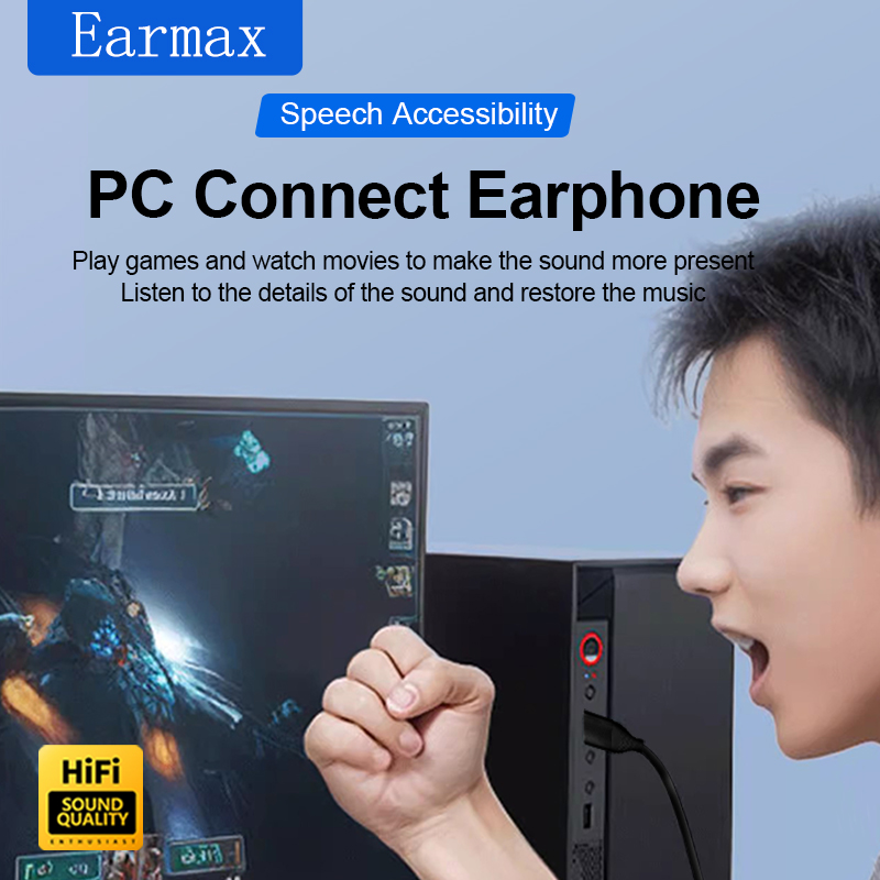 Kabel Headphone komputer Deskt - Wired Earphone Lightning ulasan dan harga