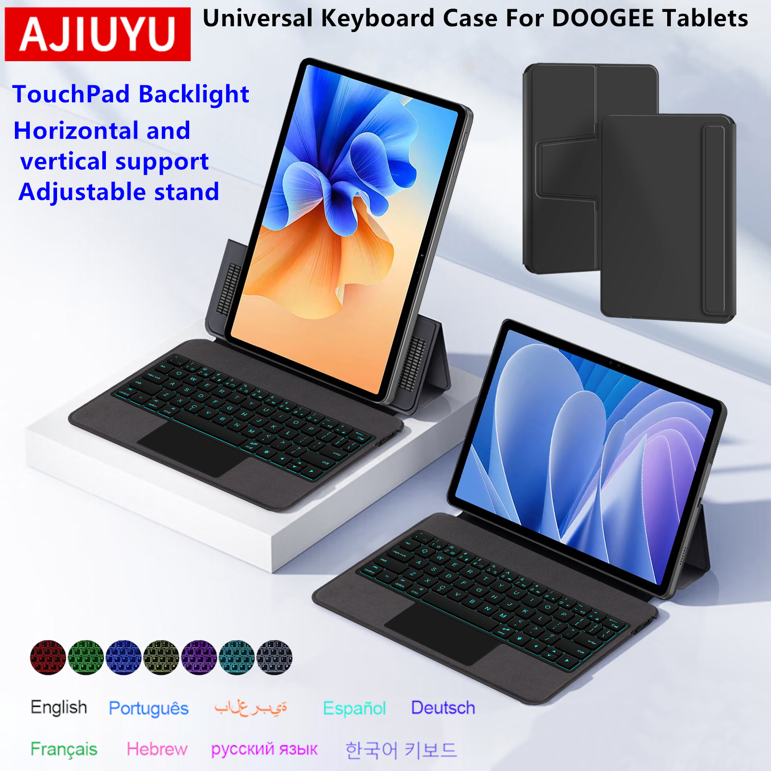 AJIUYU Keyboard Touchpad untuk - Doogee Tablet Accessories ulasan dan harga
