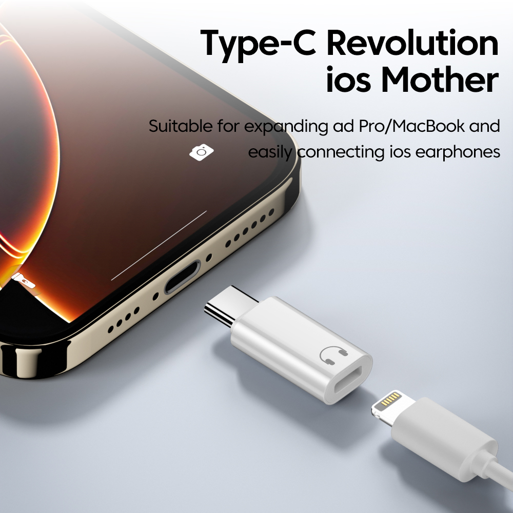 Elough Lightning Ke Adaptor Ti - Wired Earphone Lightning ulasan dan harga