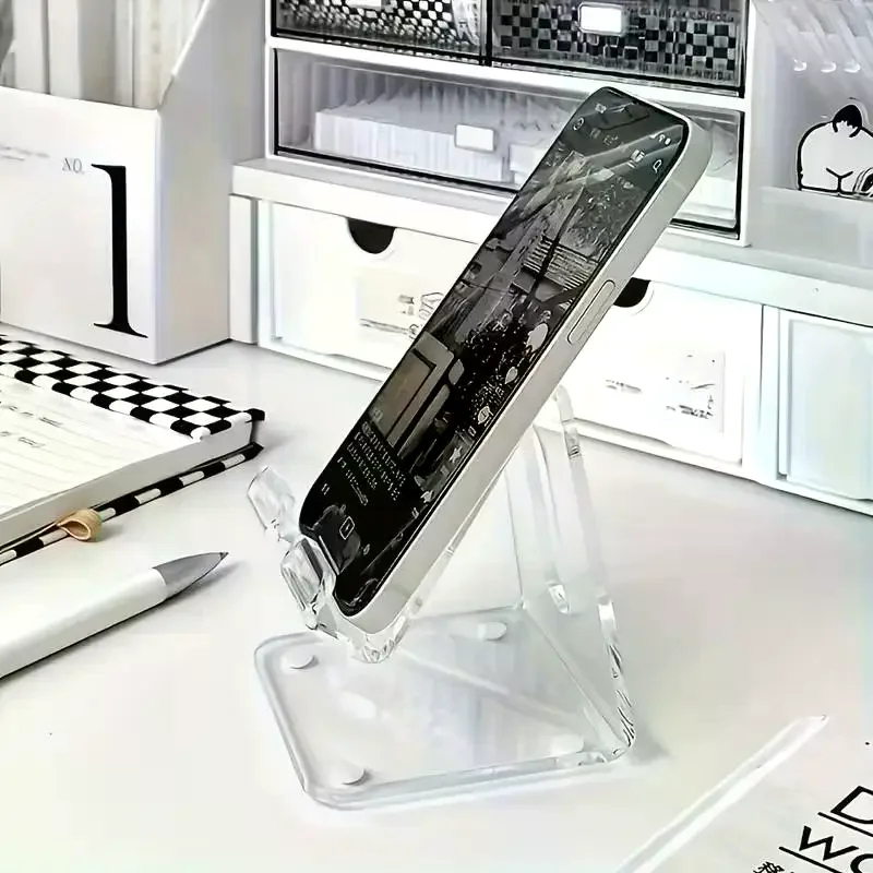 Penyangga Ponsel Akrilik Trans - Tablet Stand Accessories ulasan dan harga