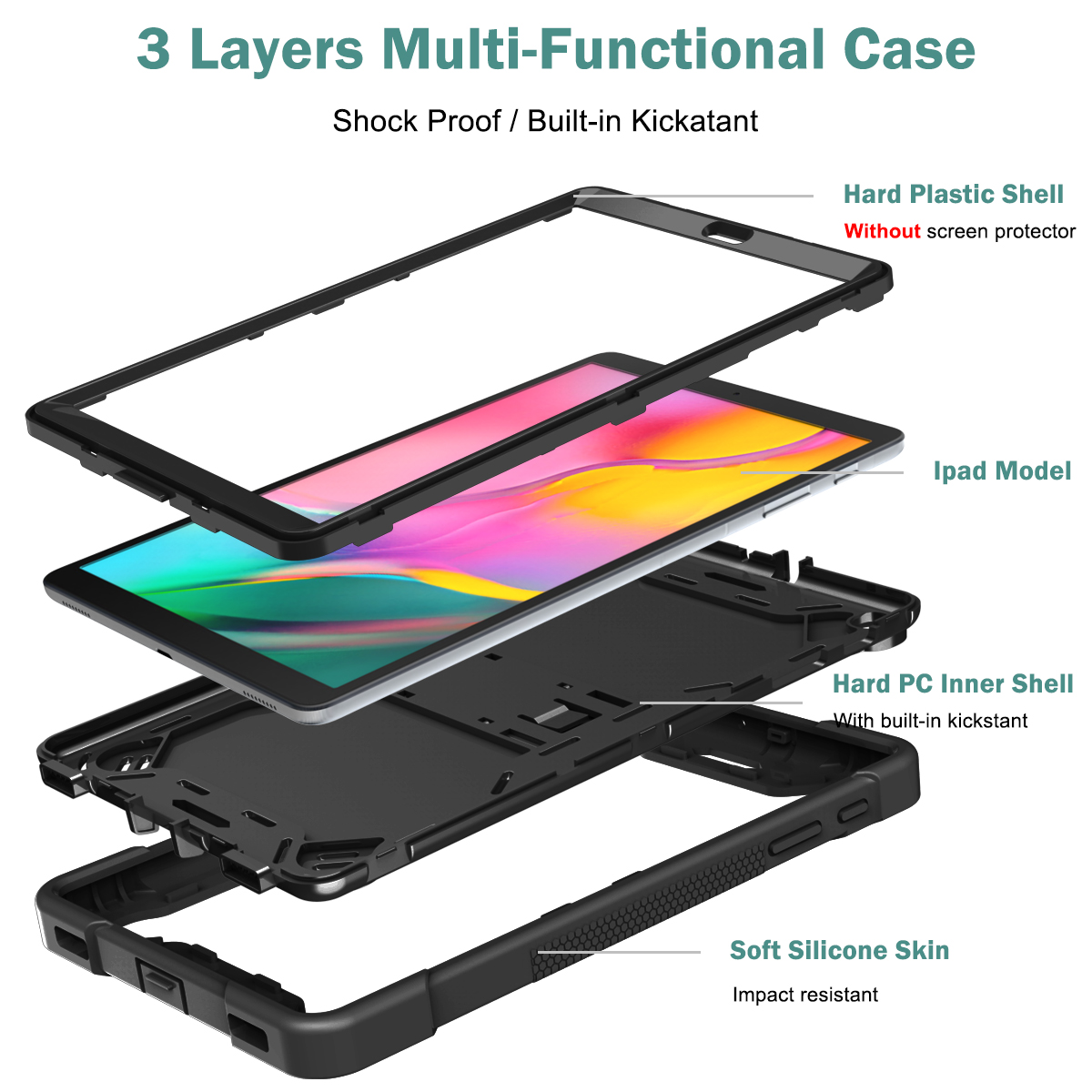 Casing sandaran tugas berat un - Blackview Tablet Accessories ulasan dan harga