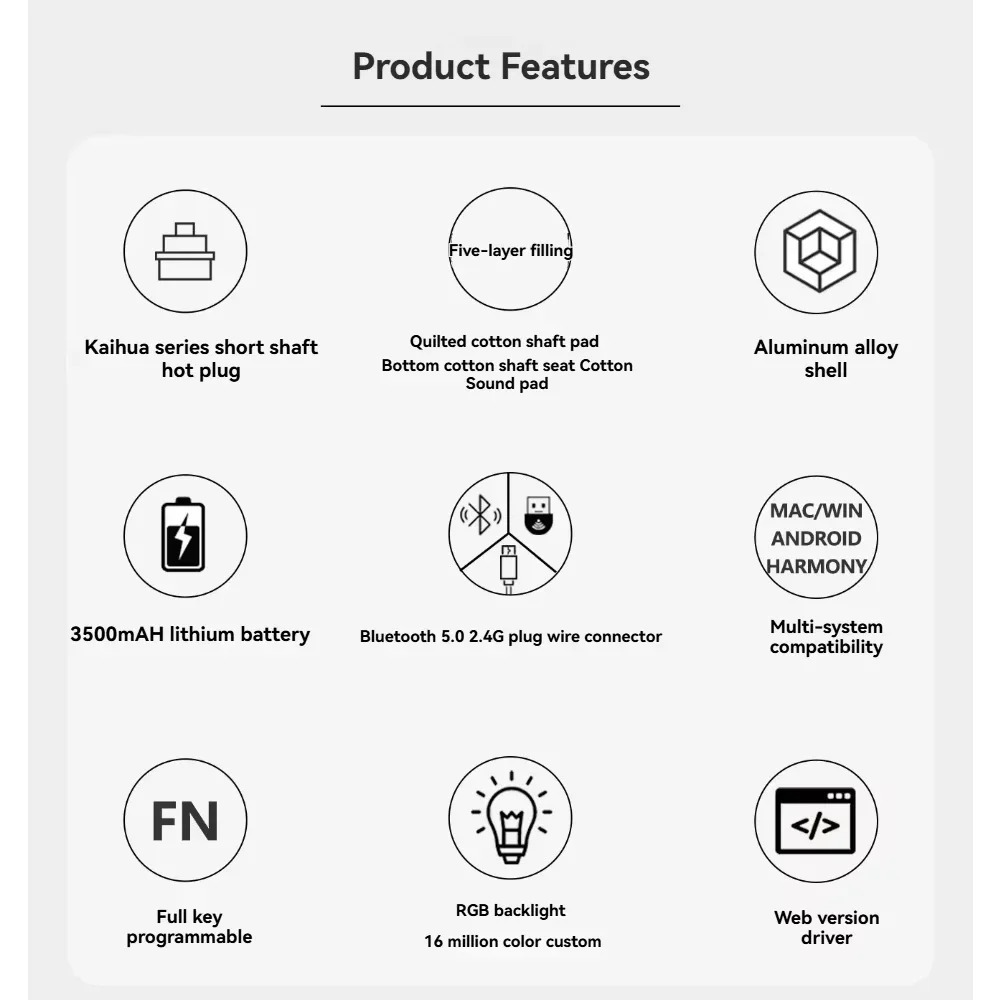 Keydous AJ68 Keyboard Mekanik  - Tablet Accessories Gifts ulasan dan harga