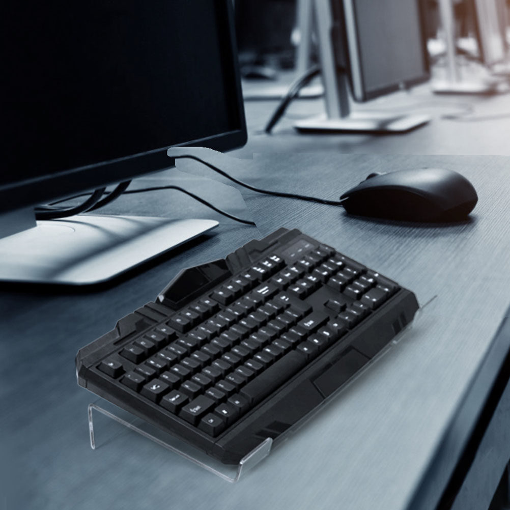Stand Keyboard Akrilik Transpa - Officeworks Tablet Accessories ulasan dan harga