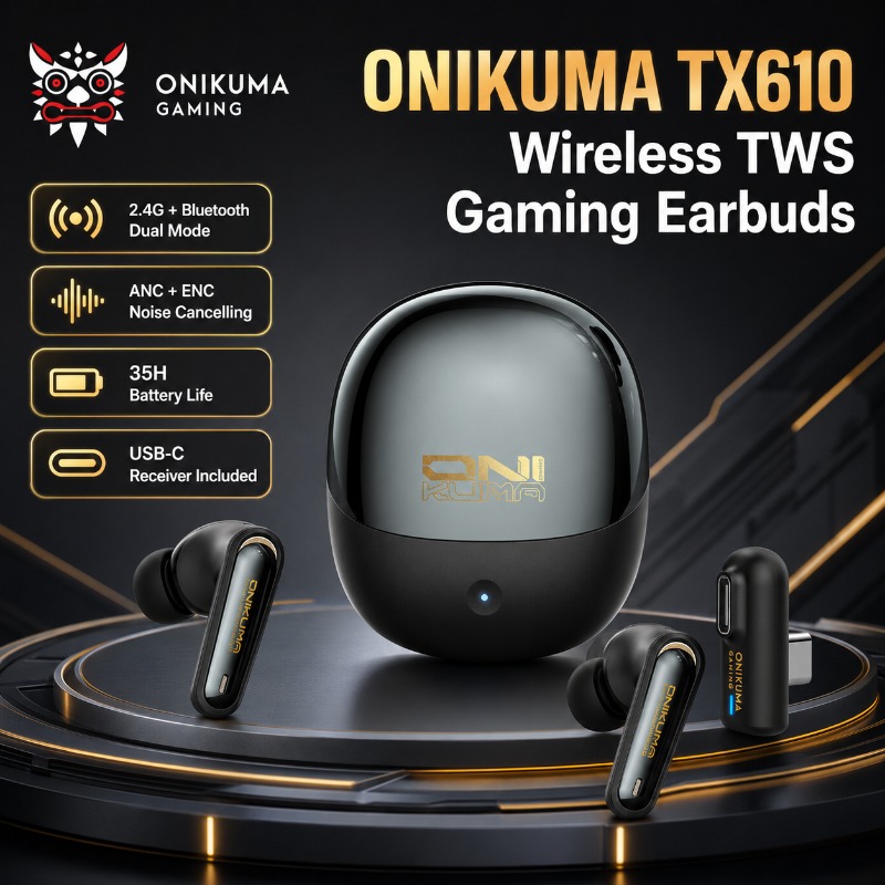 ONIKUMA TX610 Earbud Gaming Ni - Wired Earphone Lightning ulasan dan harga