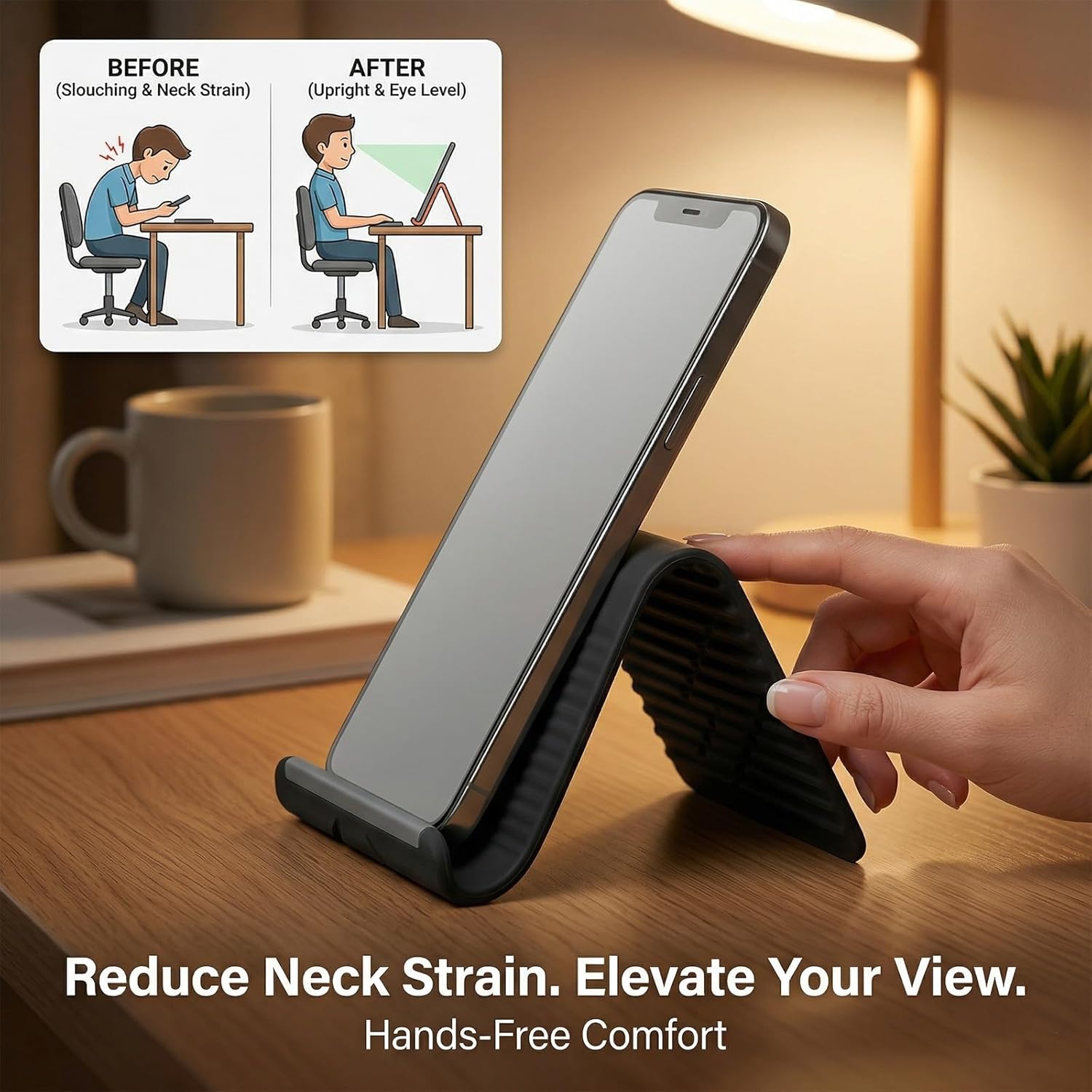Penyangga Ponsel Silikon Lipat - Tablet Stand Accessories ulasan dan harga