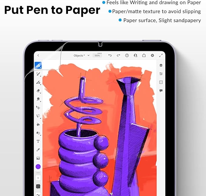 2 Buah Pelindung Layar Seperti - Paper Feel Screen Film ulasan dan harga