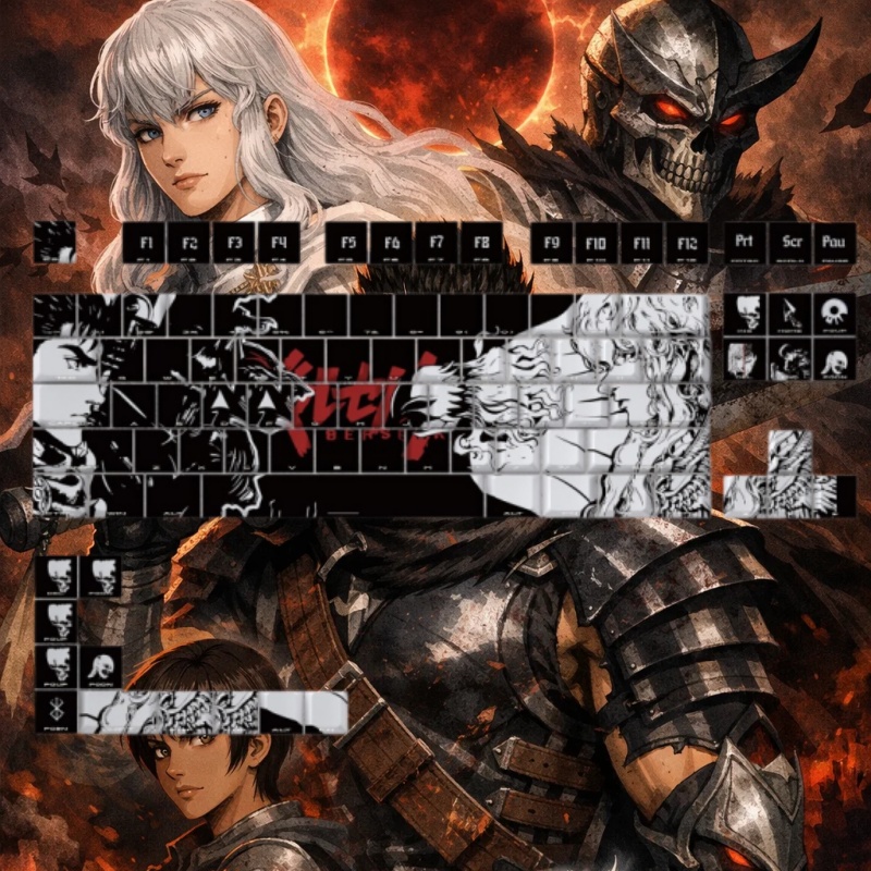 Tema BERSERK Anime Keycap 98 K - Tablet Accessories Gifts ulasan dan harga