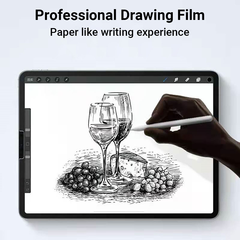 2 Buah Pelindung Layar Film Te - Paper Feel Screen Film ulasan dan harga