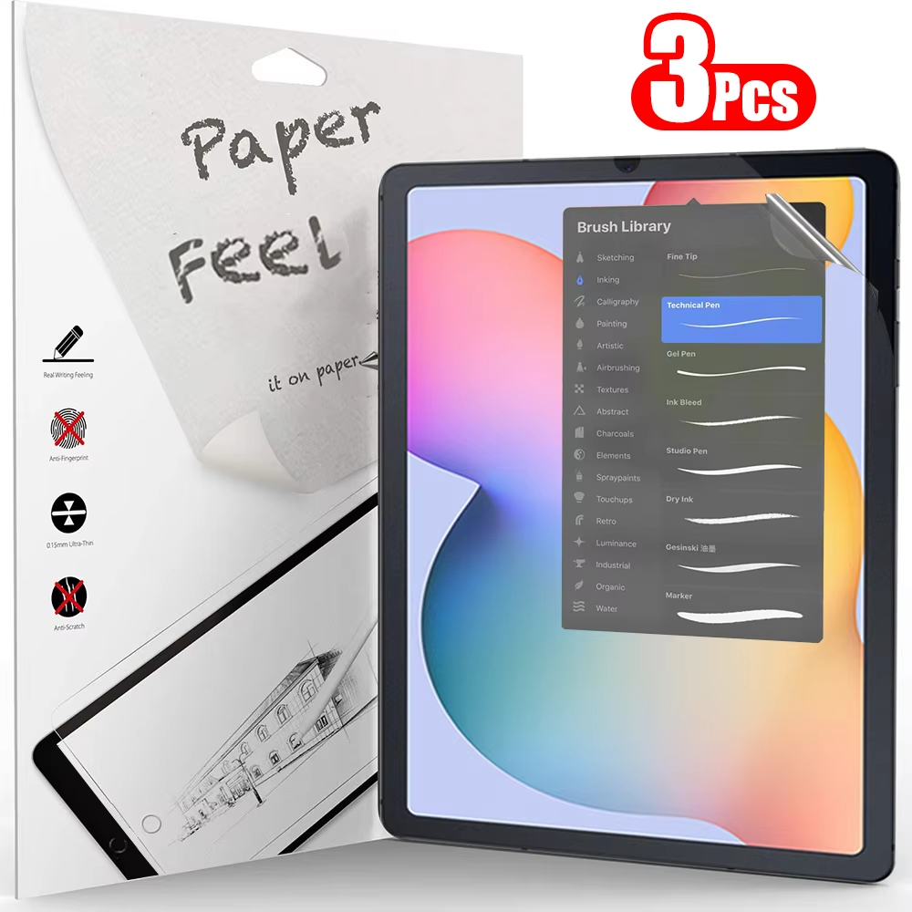 3 Buah Pelindung Layar Terasa  - Paper Feel Screen Film ulasan dan harga