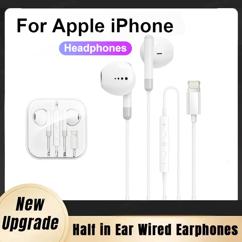 Earphone Berkabel Original unt - Wired Earphone Lightning ulasan dan harga