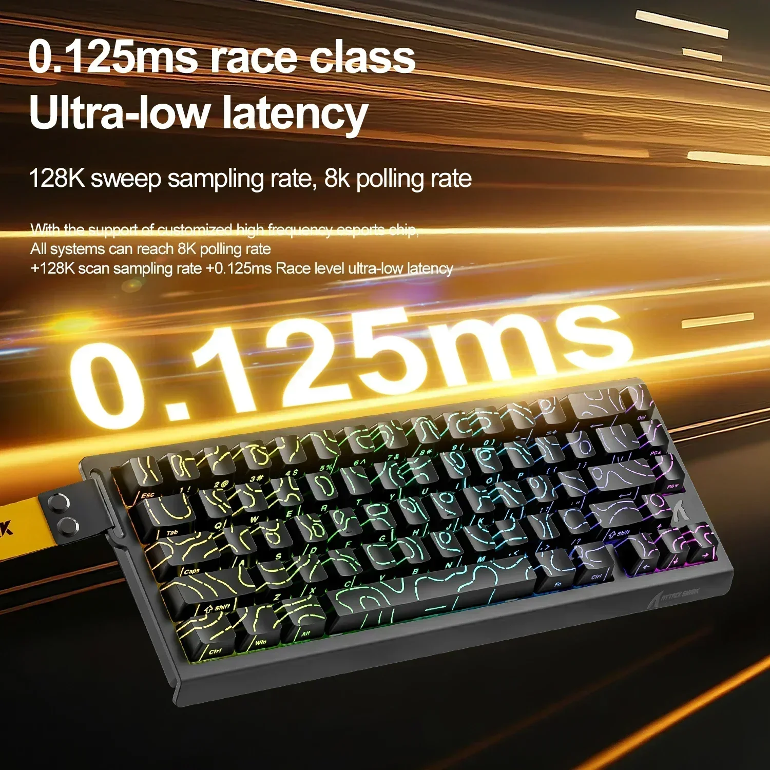 ATTACK SHARK X68HE Keyboard Me - Tablet Accessories Gifts ulasan dan harga