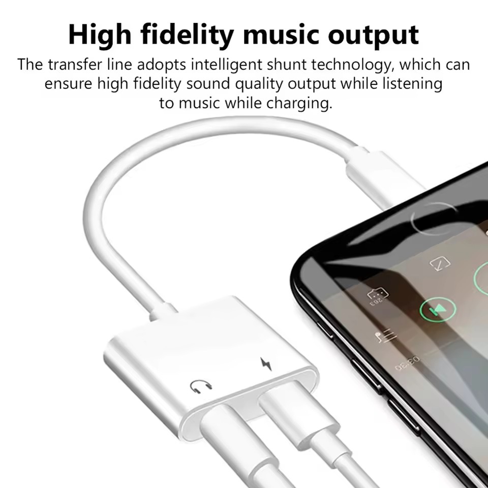 Adaptor Pengisian Daya dan Aud - Wired Earphone Lightning ulasan dan harga